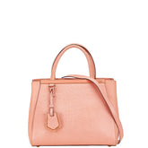 フェンディ プチ トゥージュール ハンドバッグ ショルダーバッグ 2WAY ピンク レザー レディース FENDI 【中古】